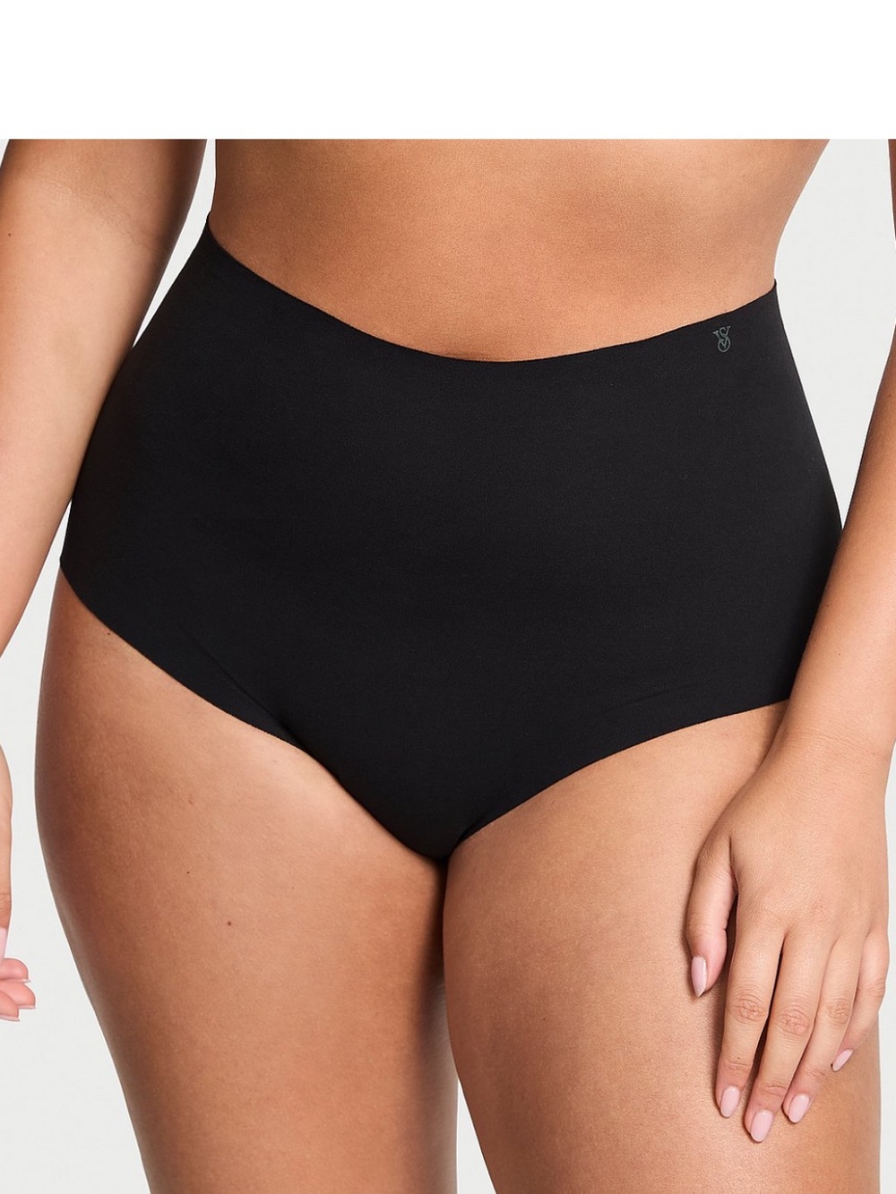 Victoria's Secret Black No-Show Modern Brief Panty
